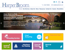 Tablet Screenshot of harperbroom.com